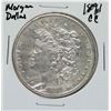 Image 1 : 1891-CC $1 Morgan Silver Dollar Coin