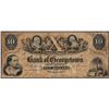 Image 1 : 1800's $10 Bank of Georgetown, SC Obsolete Note