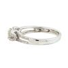 Image 3 : 14KT White Gold 0.59 ctw Diamond Ring