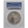 Image 1 : 1882-S $1 Morgan Silver Dollar Coin PCGS MS65 AMAZING Toning