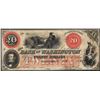 Image 1 : 1861 $20 Bank of Washington North Carolina Obsolete Note