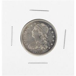 1835 Capped Bust Quarter Silver Coin