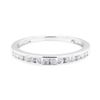 Image 2 : 10KT White Gold 0.15 ctw Diamond Ring