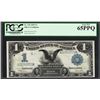 Image 1 : 1899 $1 Black Eagle Silver Certificate Note Fr.236 PCGS Gem New 65PPQ