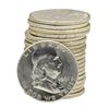 Image 1 : Roll of (20) 1961 Brilliant Uncirculated Franklin Half Dollars