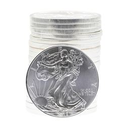 Roll of (20) 2013 $1 American Silver Eagle Brilliant Uncirculated Coins