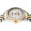 Image 3 : Rolex Men's Two Tone 14K Mother Of Pearl Diamond 36MM Datejust Wristwatch