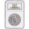 Image 1 : 1935-S $1 Peace Silver Dollar Coin NGC MS63