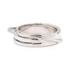 Image 3 : 14KT White Gold 0.25 ctw Diamond Crossover Ring