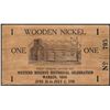 Image 1 : 1938 Western Reserve Historical Celebration Warren, OH Wooden Nickel