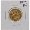 Image 1 : 1905-P Perth Mint Australia Sovereign Gold Coin