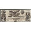 Image 1 : 1862 $5 Bank of Louisiana Obsolete Note