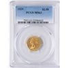 Image 1 : 1929 $2 1/2 Indian Head Quarter Eagle Gold Coin PCGS MS63