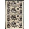 Image 1 : Uncut Sheet of 1800's $20 Canal Bank Obsolete Notes