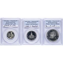 1976-S Silver Bicentennial Coin Set PCGS Gem Proof Hand Signed by Designers