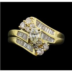 14KT Yellow Gold 1.03 ctw Diamond Ring