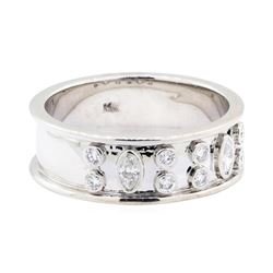 14KT White Gold 0.40 ctw Diamond Ring