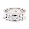 Image 2 : 14KT White Gold 0.40 ctw Diamond Ring