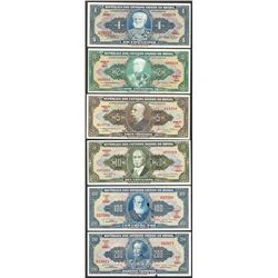 Lot of (6) Republica de Brasil Notes