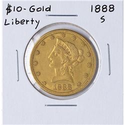 1888-S $10 Liberty Head Eagle Gold Coin