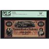 Image 1 : 1800's $10 Eastern Bank of Alabama Eufaula, AL Obsolete Bank Note PCGS Gem New 6