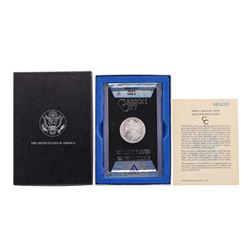 1884-CC $1 Morgan Silver Dollar Coin w/ Box GSA & COA ANACS MS63 VAM-2