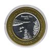 Image 2 : .999 Silver Harvey's Lake Tahoe, Nevada $10 Casino Gaming Token Limited Edition
