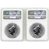 Image 2 : Lot of (2) 2018 Niue $2 Star Wars Stormtrooper Silver Coins NGC MS70 Early Relea