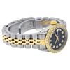 Image 4 : Rolex Ladies Two Tone 14K Black Diamond Lugs Datejust Wristwatch