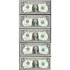 Image 1 : District Set of 1963B $1 Federal Reserve BARR Uncirculated Notes