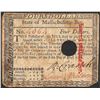 Image 1 : May 5, 1780 $4 Massachusetts Colonial Currency Note