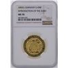 Image 1 : 2002G Germany 100 Euro Introduction of the Euro Gold Coin NGC MS70