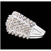 Image 2 : 14KT White Gold 1.43 ctw Diamond Ring