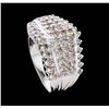 Image 4 : 14KT White Gold 1.43 ctw Diamond Ring