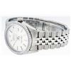Image 4 : Rolex Men's Stainless Steel Silver Diamond 36MM Datejust Wristwatch