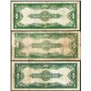 Image 2 : Lot of (3) 1923 $1 Silver Certificate Notes