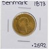 Image 1 : 1873 Denmark Christian IX 20 Kroner Mermaid Gold Coin