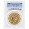 Image 1 : 1907 $20 Liberty Head Double Eagle Gold Coin PCGS MS62