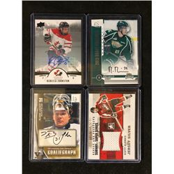 AUTOGRAPHED HOCKEY CARD LOT