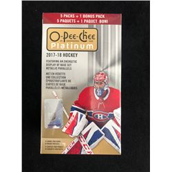 2017-18 O-Pee-Chee Platinum Hockey Trading Cards 6 Pack Blaster Box (4 Cards Per Pack)