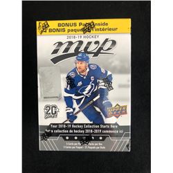 2018-19 Upper Deck MVP Hockey Factory Sealed 21 Pack Blaster Box (5 Cards Per Pack)