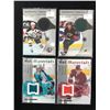 Image 1 : AUTHENTIC FABRICS/ HOT MATERIALS HOCKEY CARD LOT