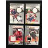 Image 1 : AUTHENTIC FABRICS/ HOT MATERIALS HOCKEY CARD LOT