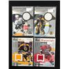 Image 1 : AUTHENTIC FABRICS/ HOT MATERIALS HOCKEY CARD LOT
