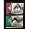 Image 1 : AUTO DRAFT SP GAME USED EDITION HOCKEY CARD LOT (AEBISCHER/ ESCHE)