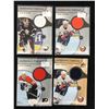 Image 1 : AUTHENTIC FABRICS HOCKEY CARD LOT