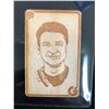 Image 1 : MARIO LEMIEUX WOOD ETCHED HOCKEY MINI CARD