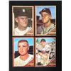 Image 1 : 1962 TOPPS BASEBALL CARD LOT (BOROS/ CLONONGER/ SHORT/ SIEBERN)