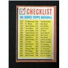Image 1 : 1962 Topps Baseball #367 5th Series Checklist (UNMARKED)