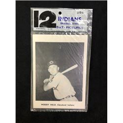 1961 INDIANS BASEBALL STARS  5 X 7 PICTURES